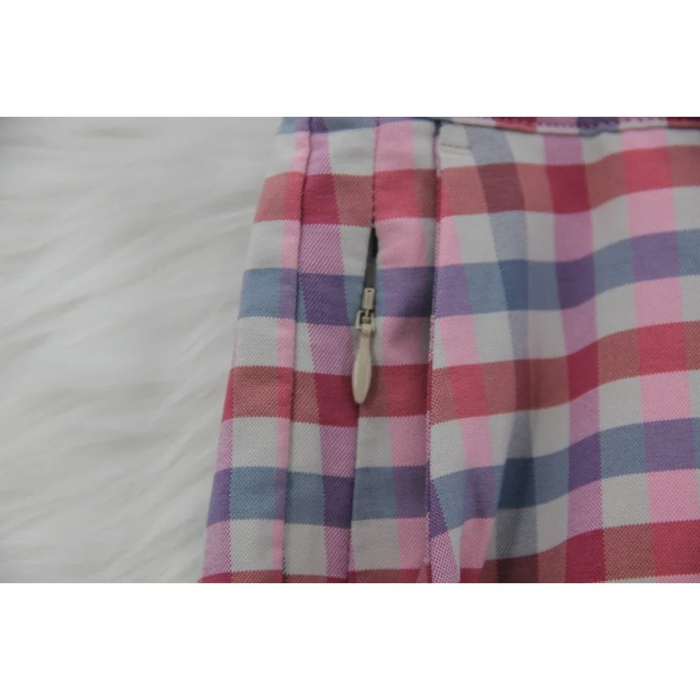 Tommy Bahama Beach Driver Check Shorts Men's 32 Blue Red Performance Golf #1446